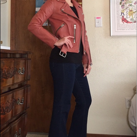 All Saints Balfern Leather Jacket - Picture 7 of 7